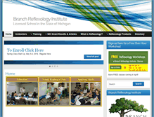 Tablet Screenshot of branchreflexology.com